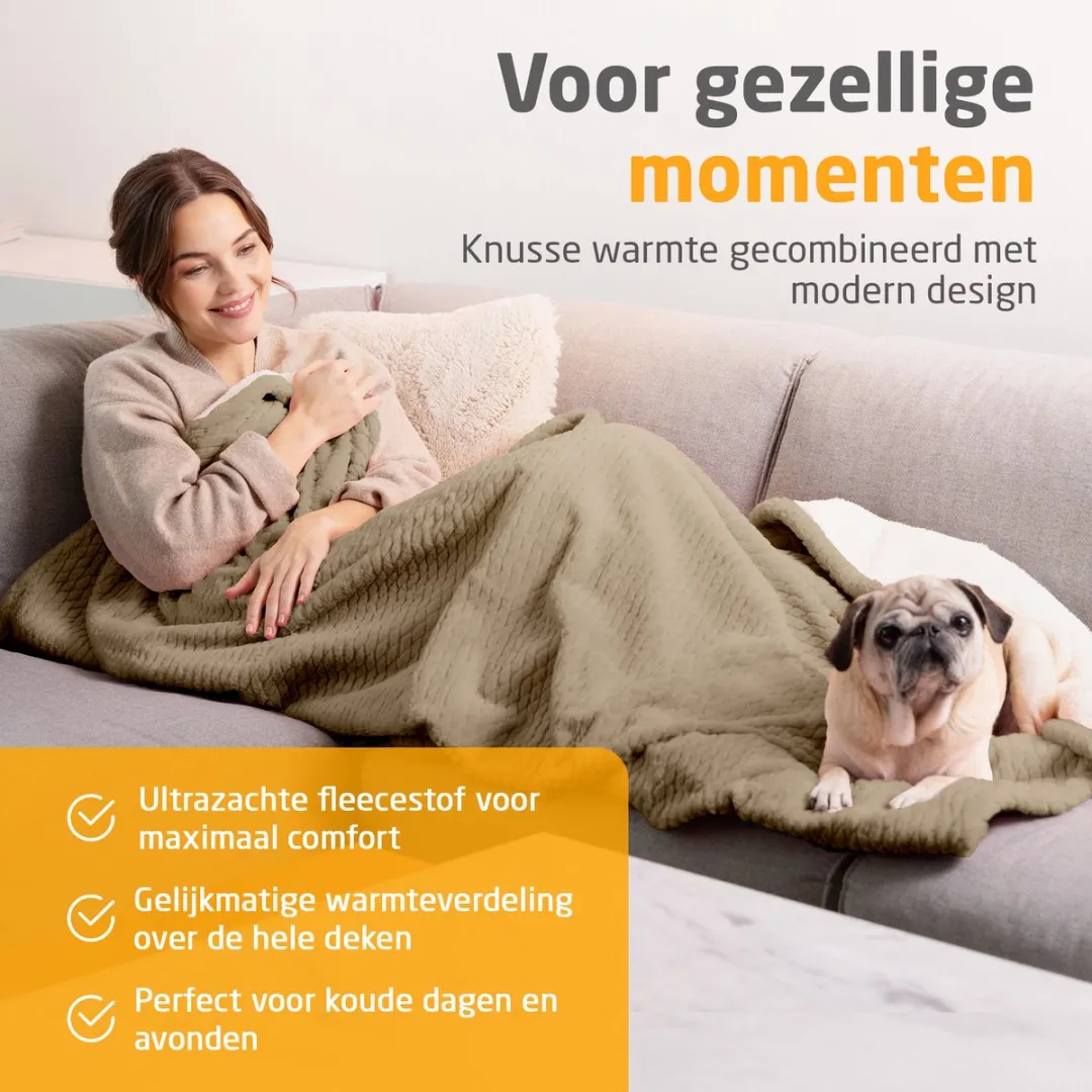 Medisana HB 419 Warme Deken - 9 standen - Creme - afbeelding 6 van 6