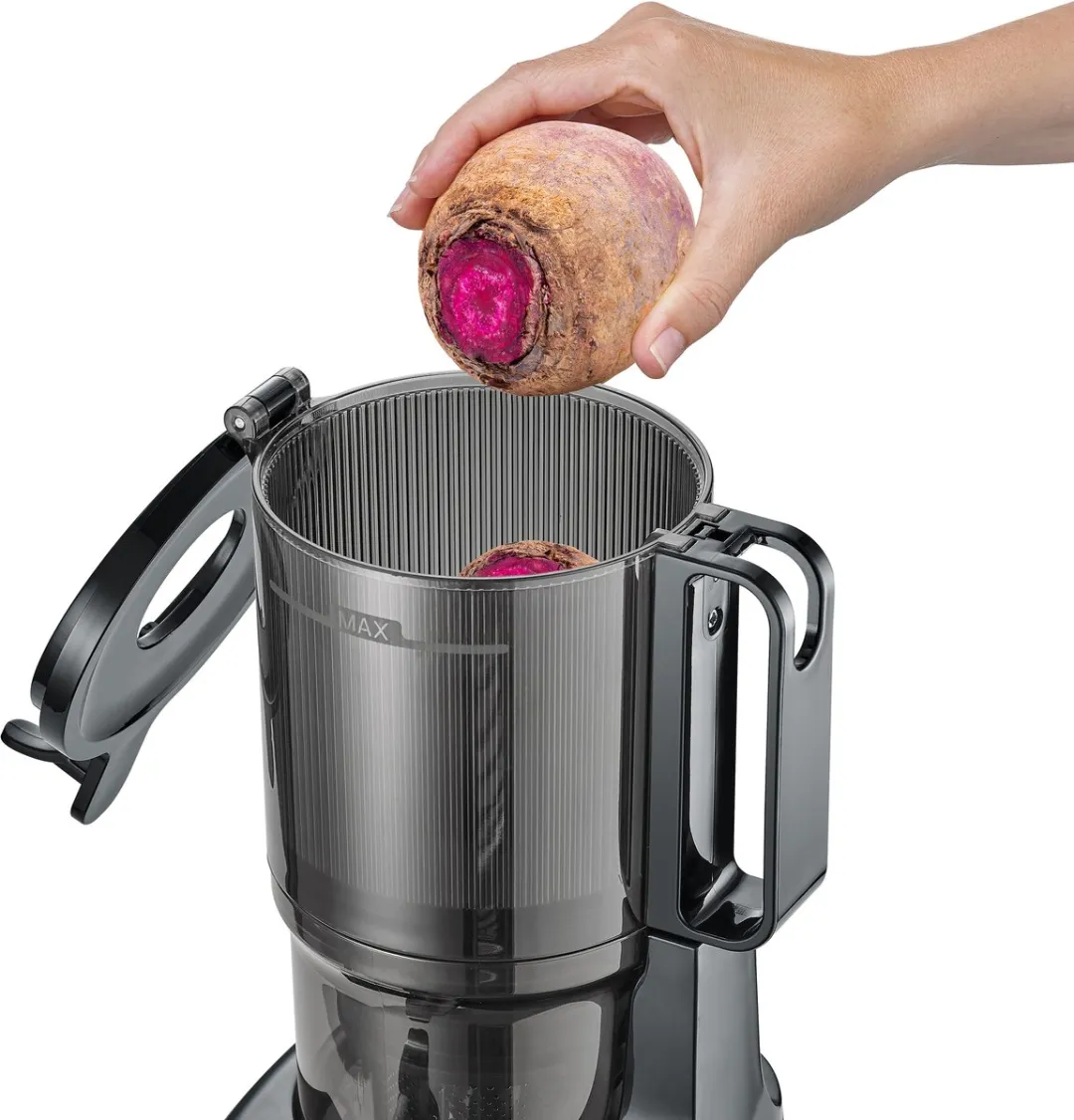 Caso Juice Fit Slow Juicer 200W - Matt Zwart - Ø105mm