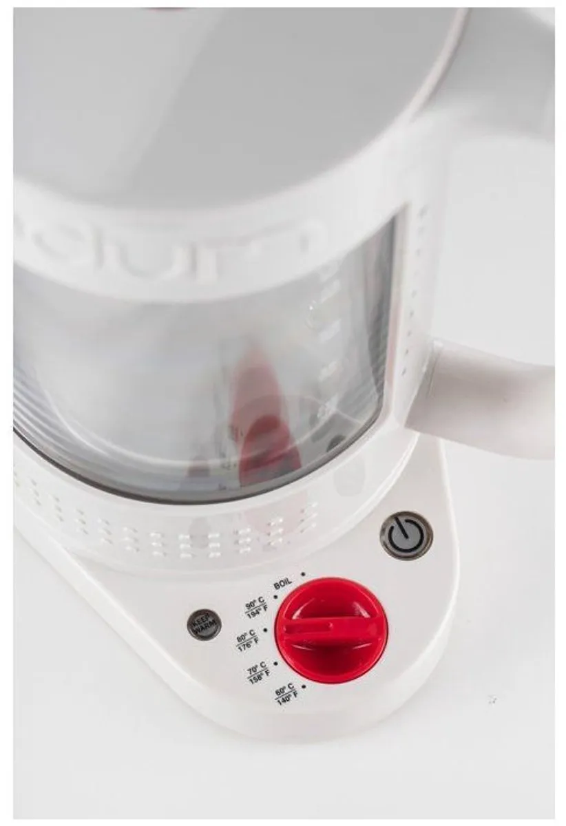 Bodum Bistro Elektrische Waterkoker 1,1L - 5 standen - Wit
