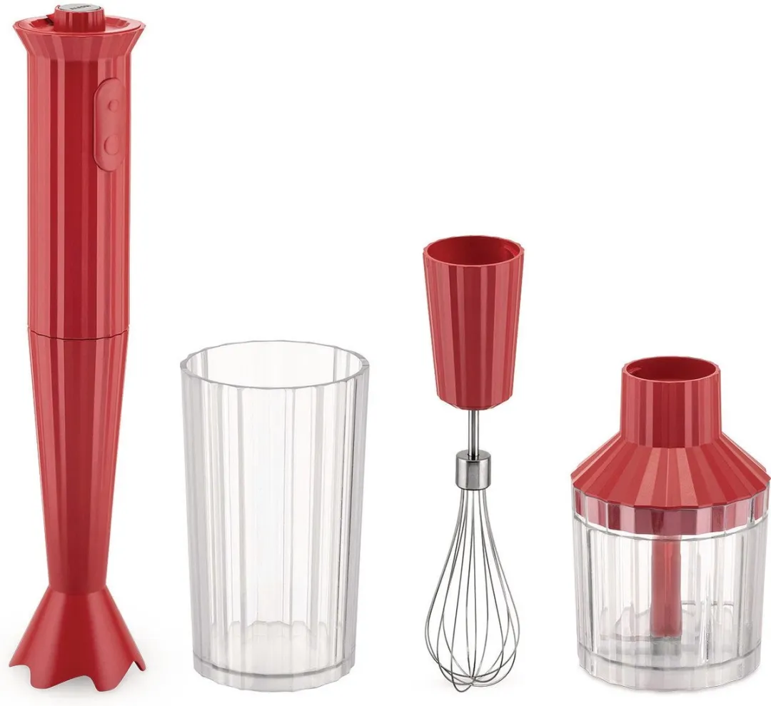 Alessi MDL10S Staafmixer Set Plissé - Wit - 500W - 2 Snelheden - afbeelding 6 van 6