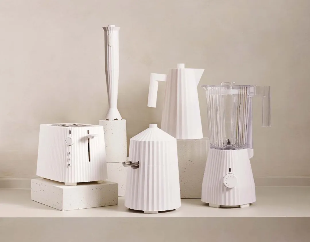 Alessi MDL10S Staafmixer Set Plissé - Wit - 500W - 2 Snelheden - afbeelding 3 van 6