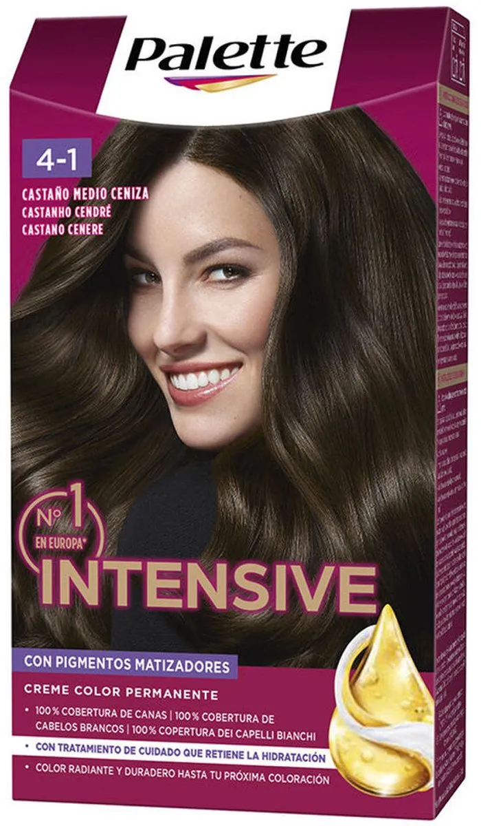 Schwarzkopf Palette Intensive 4.1 Castano Medio Ceniza