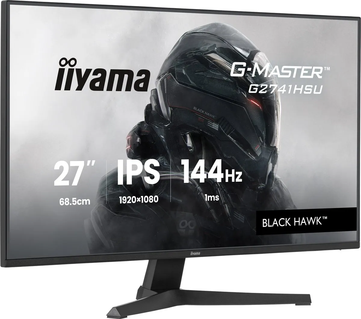 iiyama G-Master G2741HSU-B1 Monitor 27" Full HD IPS 144Hz - Zwart