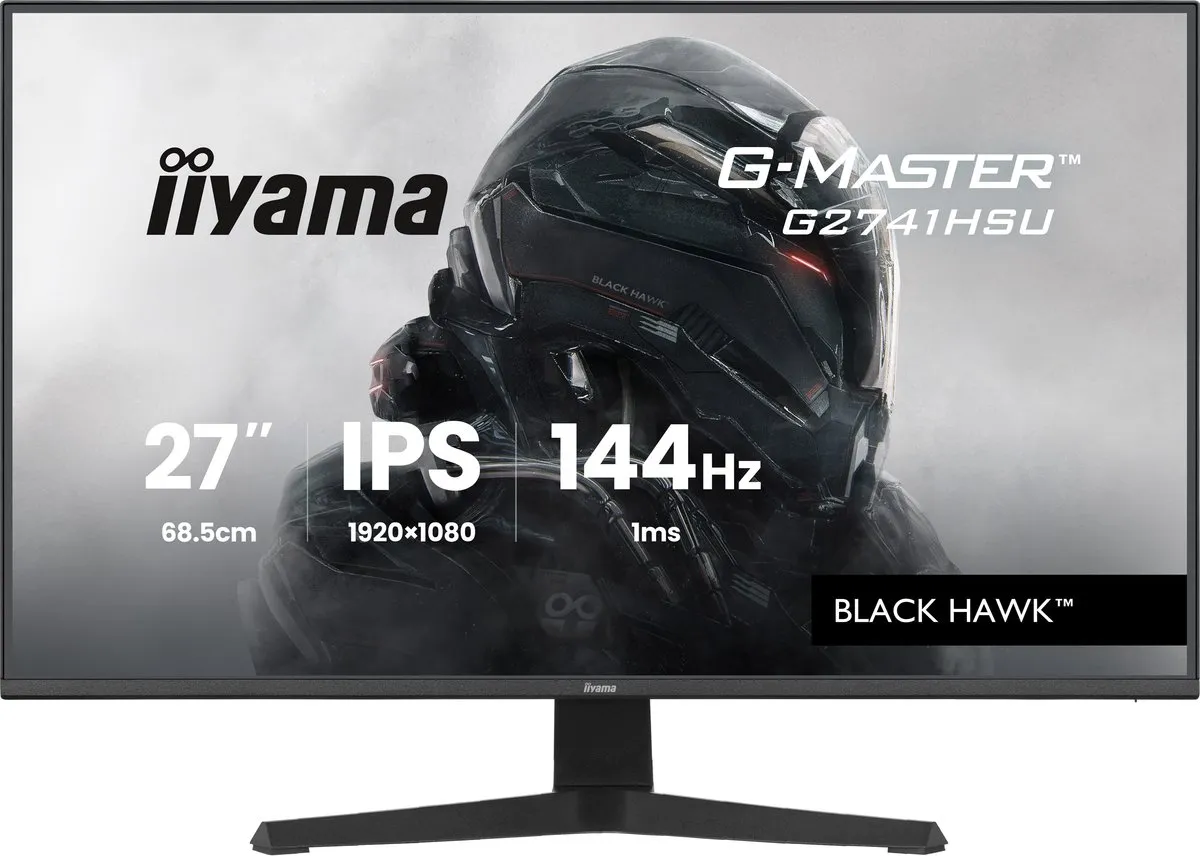 iiyama G-Master G2741HSU-B1 Monitor 27" Full HD IPS 144Hz - Zwart
