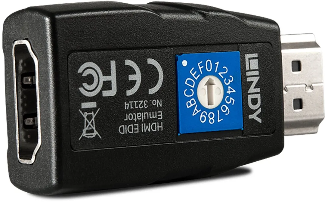 Lindy AV EDID-emulator 32114 - HDMI - 4K 4096x2160