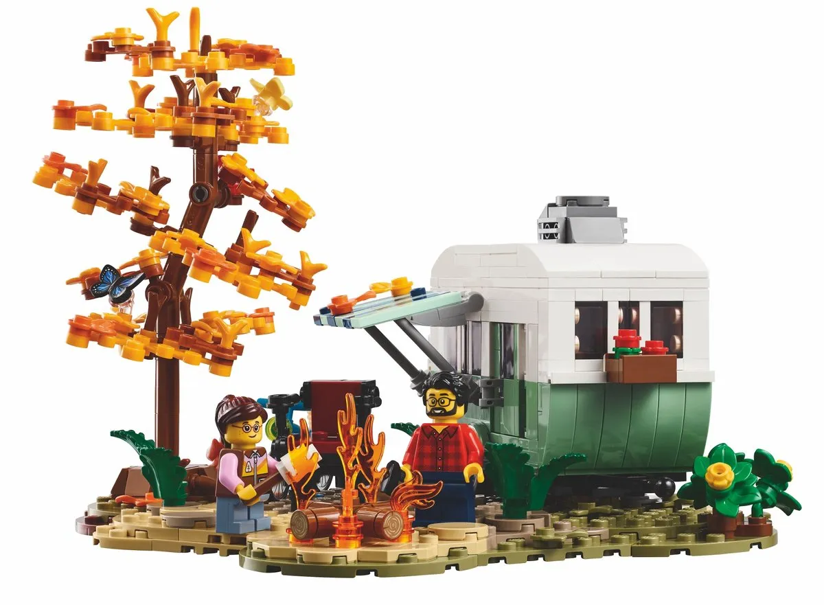 LEGO Bricklink Camping Adventure 669 Stuks - 2 Minifiguren - Multi - afbeelding 4 van 6