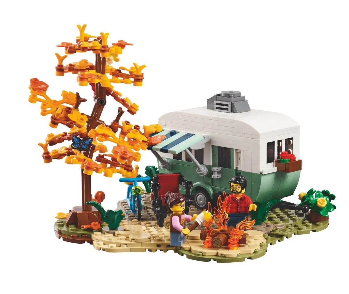 LEGO Bricklink Camping Adventure 669 Stuks - 2 Minifiguren - Multi - afbeelding 5 van 6