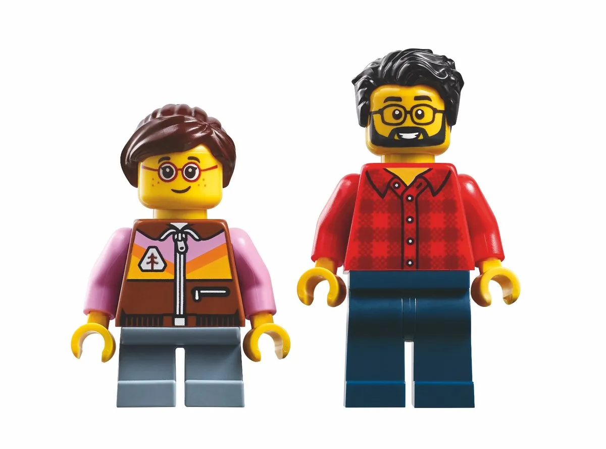 LEGO Bricklink Camping Adventure 669 Stuks - 2 Minifiguren - Multi - afbeelding 3 van 6