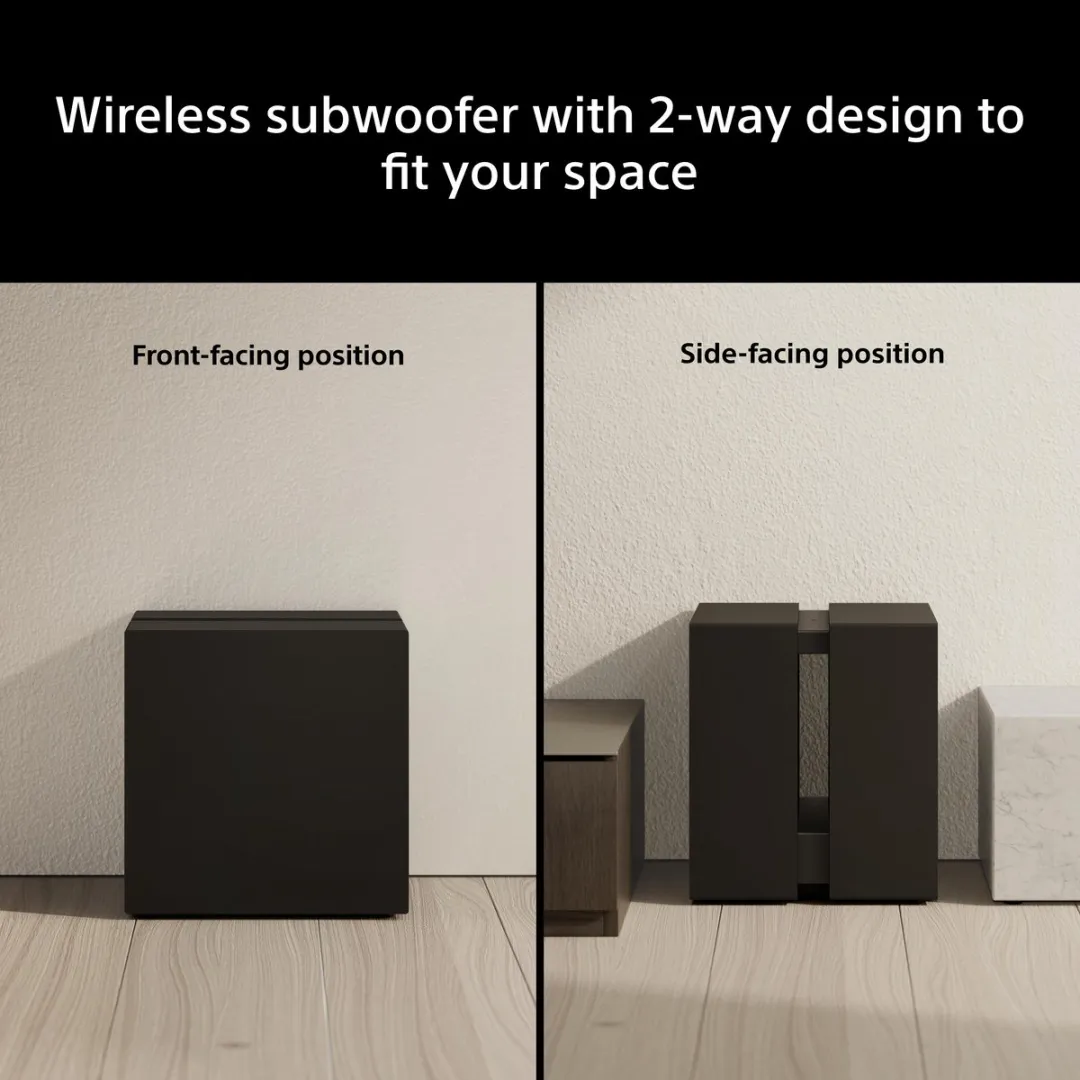 Sony BRAVIA Theatre Sub 9 SASW9.CEJ Draadloze Subwoofer - 600W - Zwart - afbeelding 6 van 6
