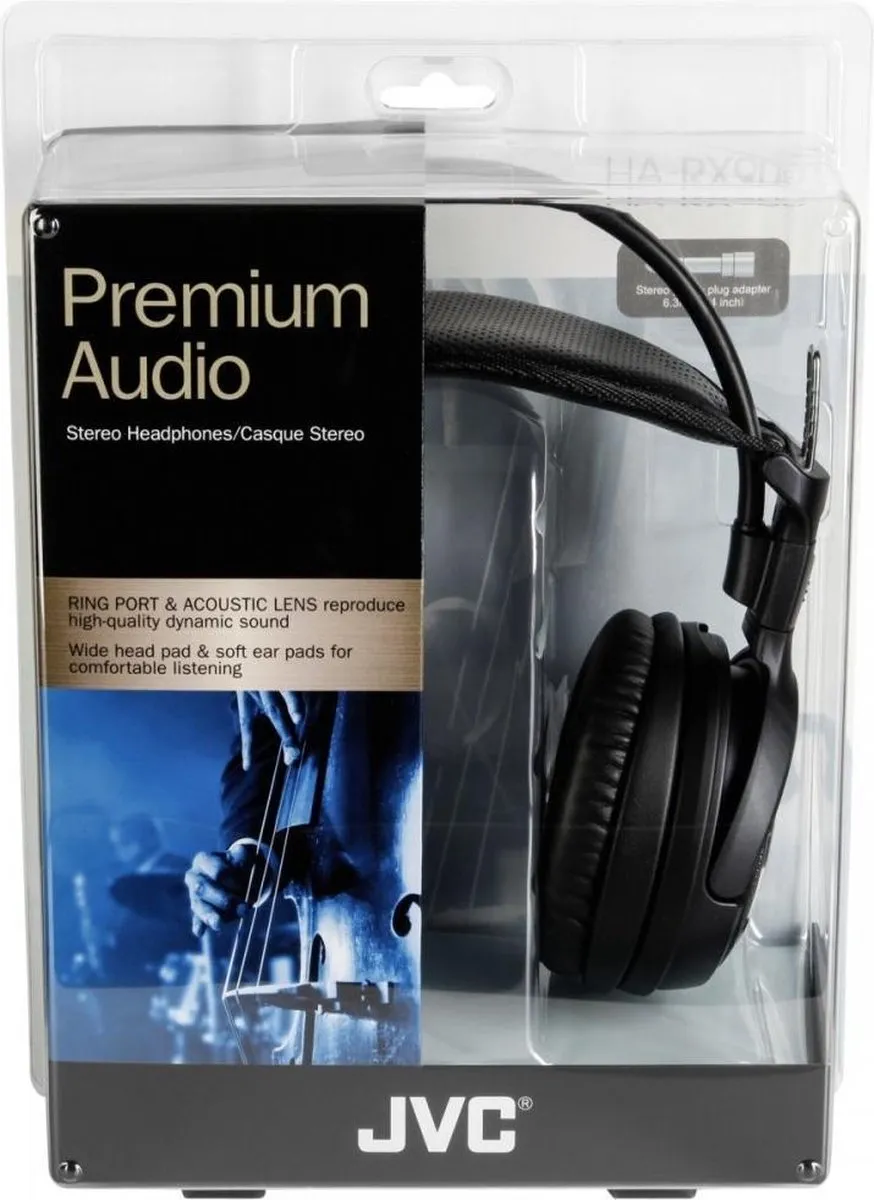 JVC HA-RX900 On-Ear Koptelefoon - Zwart - afbeelding 2 van 2