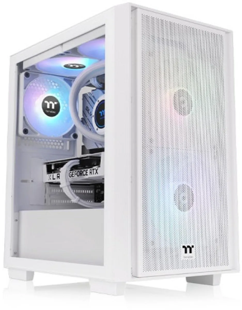Thermaltake Versa H16 TG ARGB Micro Tower - Wit