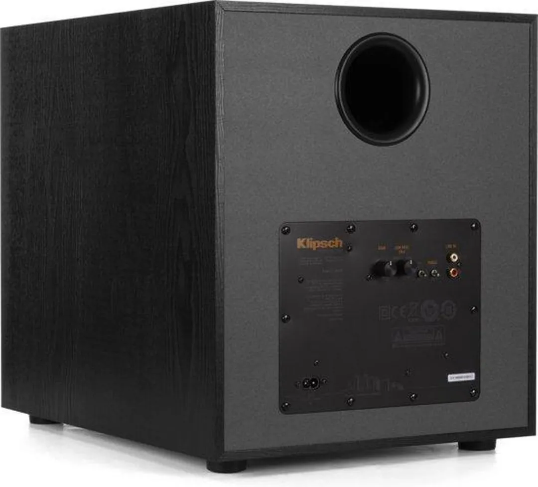 Klipsch R-120SW Subwoofer - 400W - Zwart - afbeelding 6 van 6