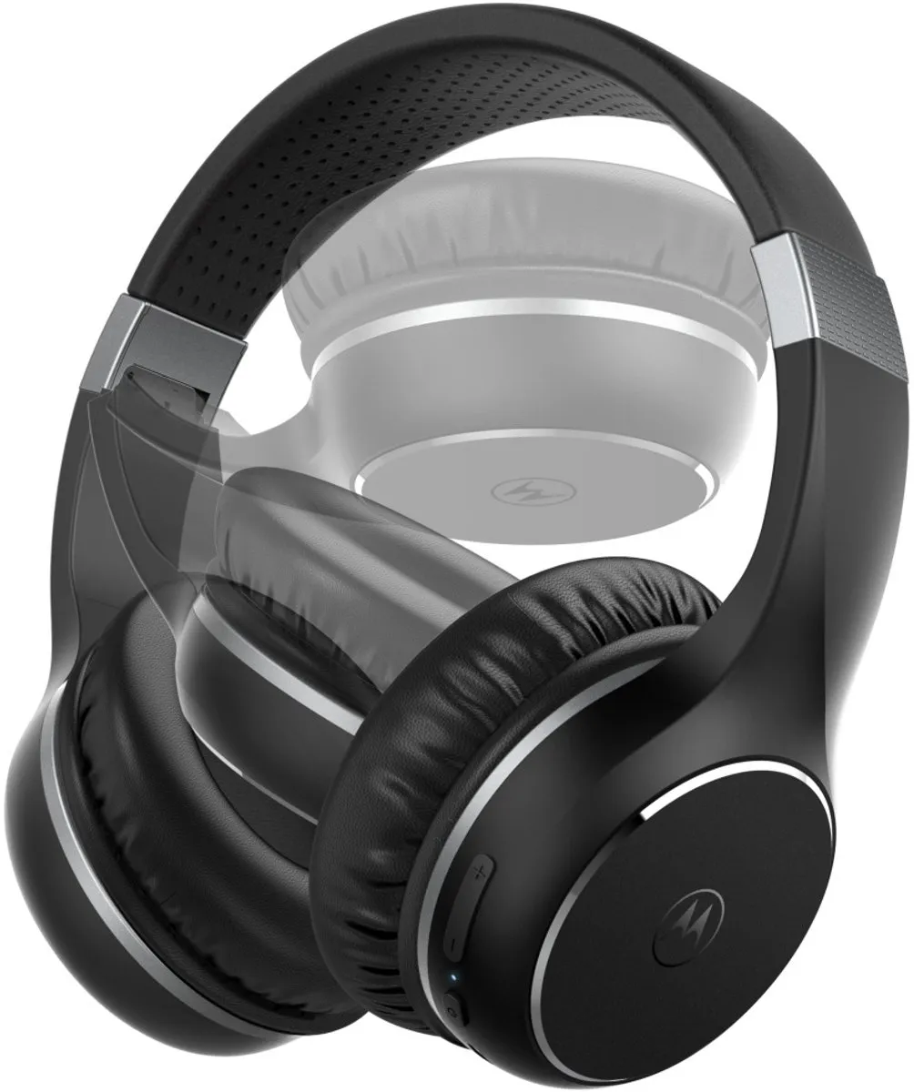 Motorola MOTO XT220 Draadloze Koptelefoon - 24 uur - Noise Cancelling - Zwart