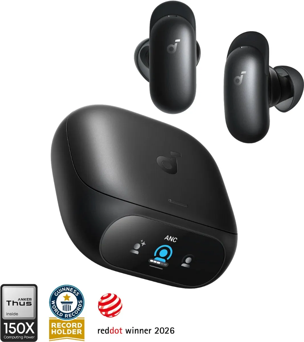 Soundcore Liberty 5 Pro Oordopjes - ANC 28u - Black