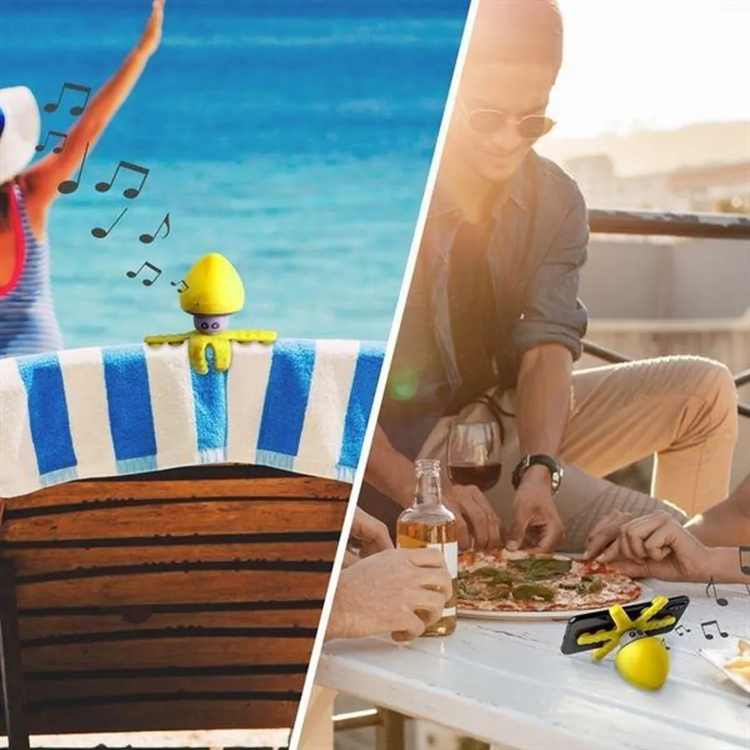 Celly Lizzy SQUIDDYSOUNDYL Bluetooth Speaker - Geel