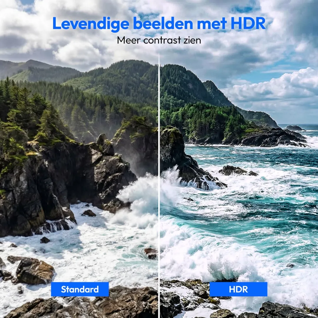 Medion 43" Ultra HD Smart TV MD843201 - HDR10 - Zwart - afbeelding 6 van 6