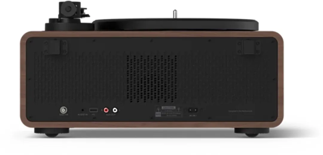 Philips Century Range Tina TAV9000D Platenspeler - DAB+/FM/BT - 240W - Bruin/Zwart