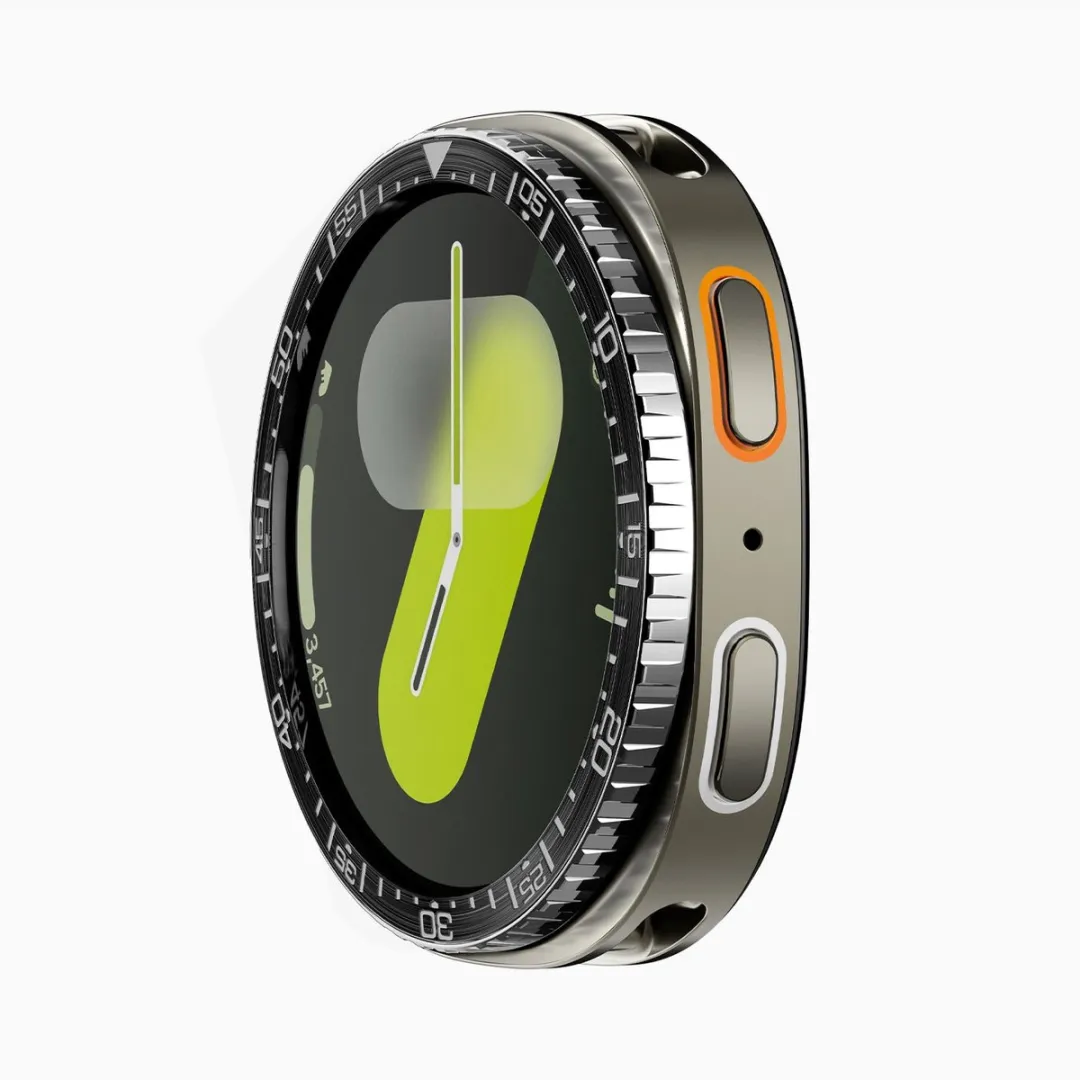 Spigen Bezel Tune Diver Cover Samsung Galaxy Watch 8 44mm - Zwart