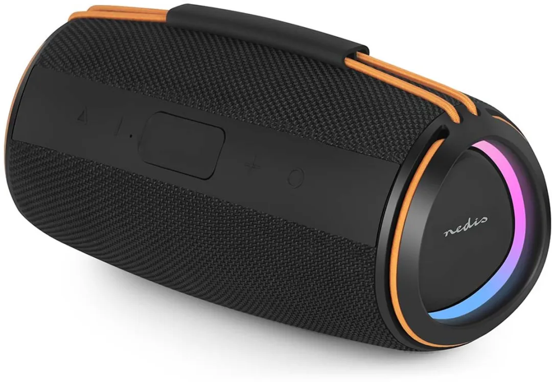 Nedis Draadloze Bluetooth Speaker 60W - 6 uur - Oranje/Zwart - afbeelding 6 van 6