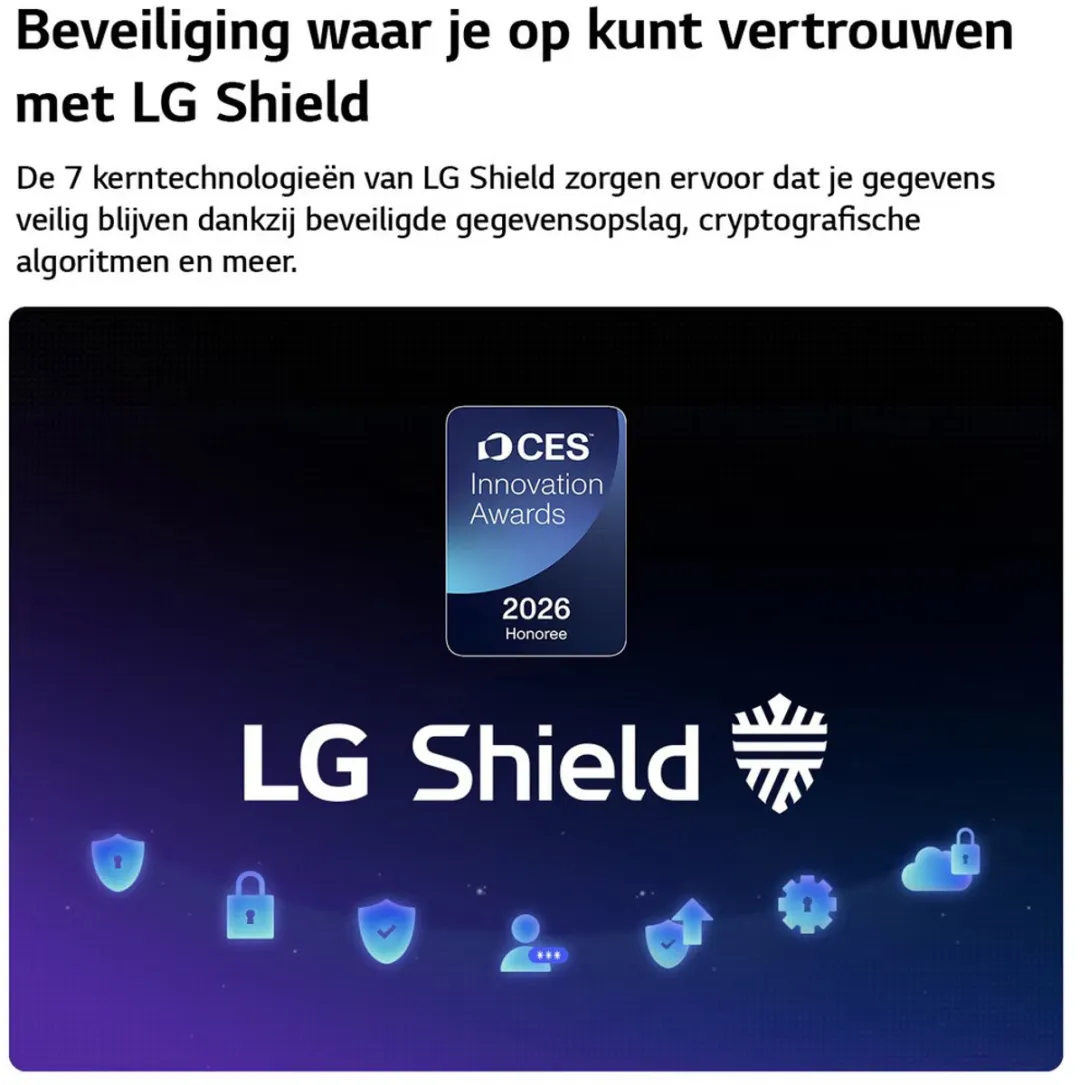 LG C6 OLED83C67LA 83 inch 4K OLED - Zwart