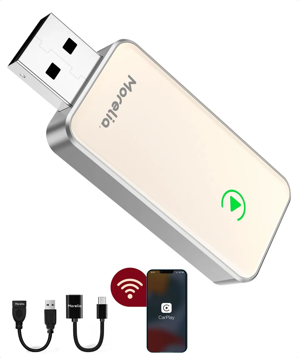Morelia Draadloze CarPlay Dongle