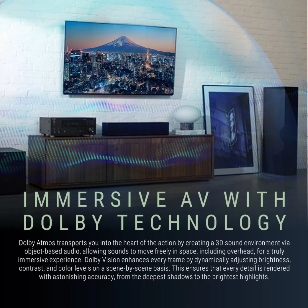 Onkyo TX-RZ30 AV Receiver - 9x100W 8K HDMI 2.1