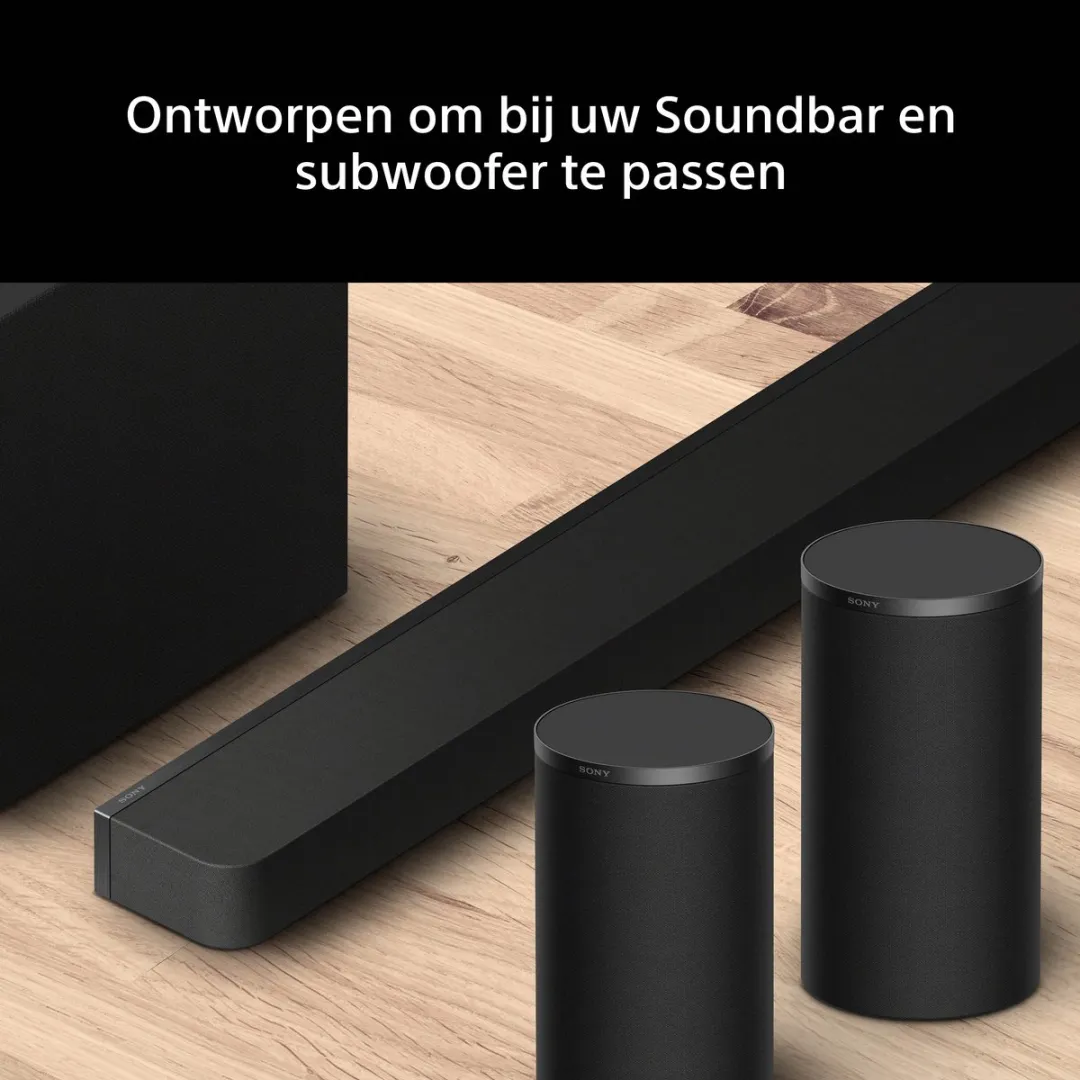 Sony BRAVIA Theatre Rear 9 SARS9.CEJ Draadloze Achterspeakers - Zwart - afbeelding 6 van 6
