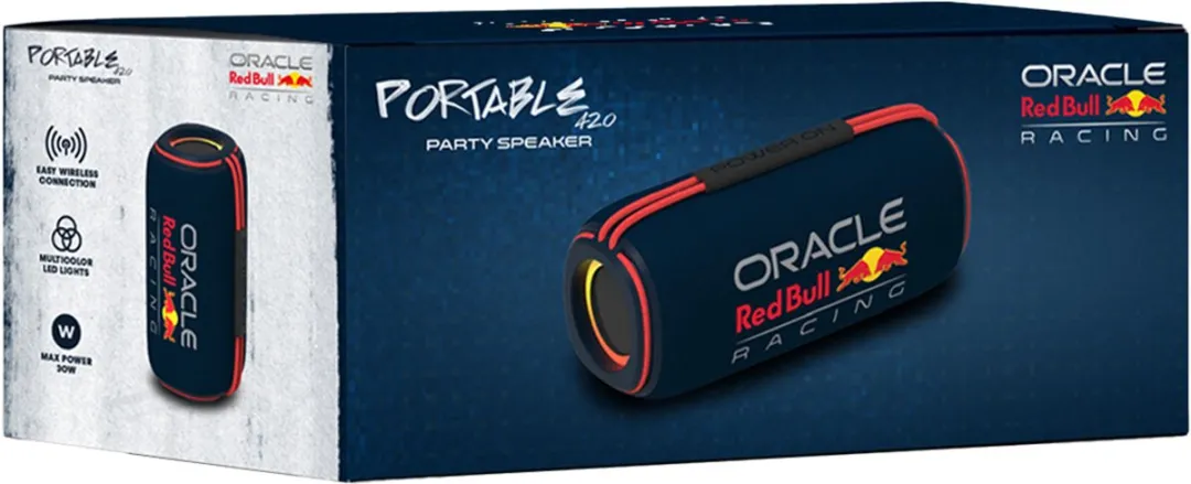 Red Bull Racing RDBSPEAKER30W Draadloze Speaker 30W - Zwart/Rood