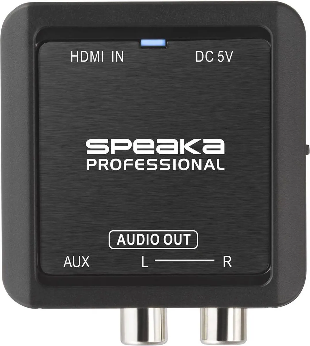 SpeaKa Professional SP-10094284 Audio Converter HDMI naar Cinch - Zwart