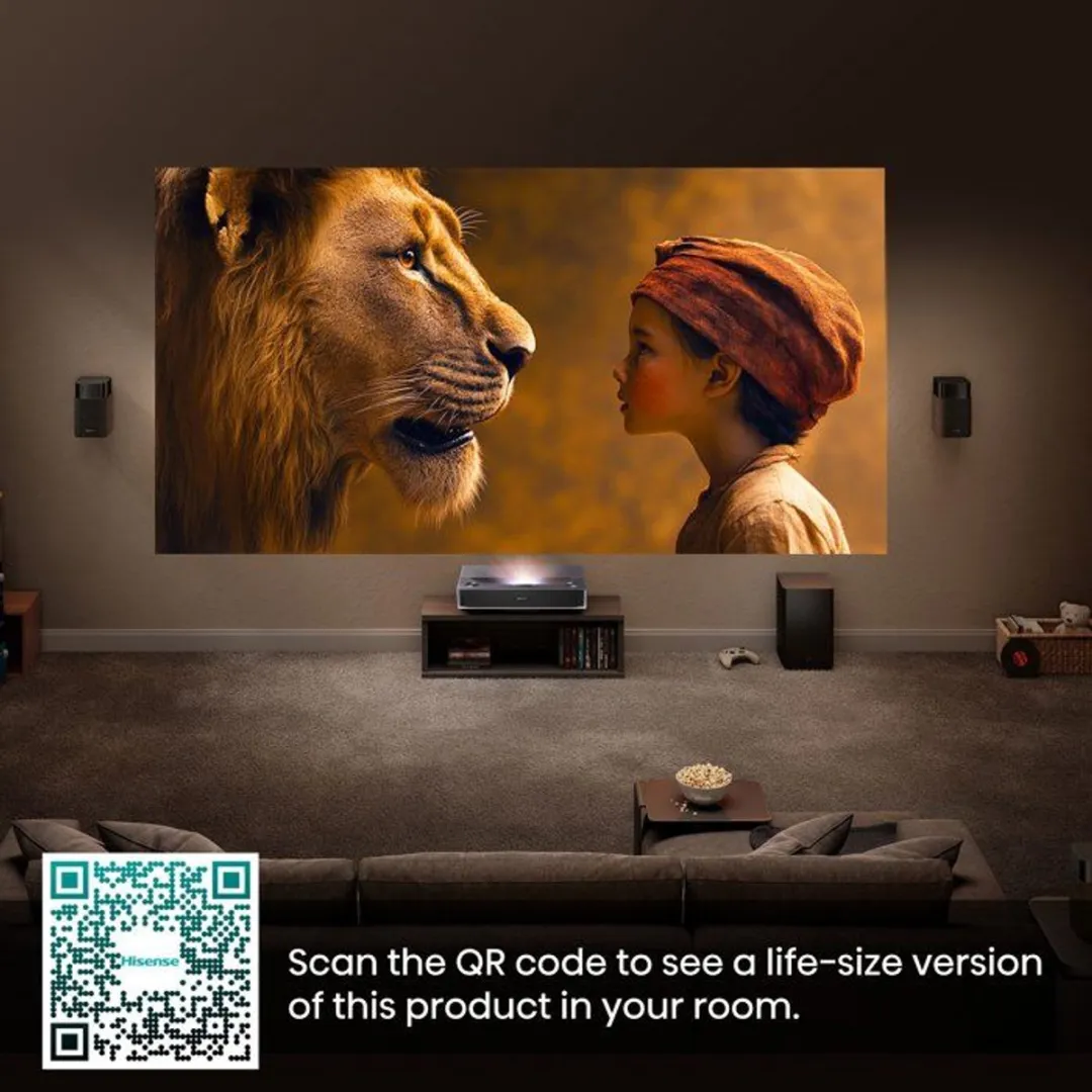 Hisense PT1SE Videoprojector 4K UHD Ultra Short Throw Triple Laser - Grijs - afbeelding 5 van 6