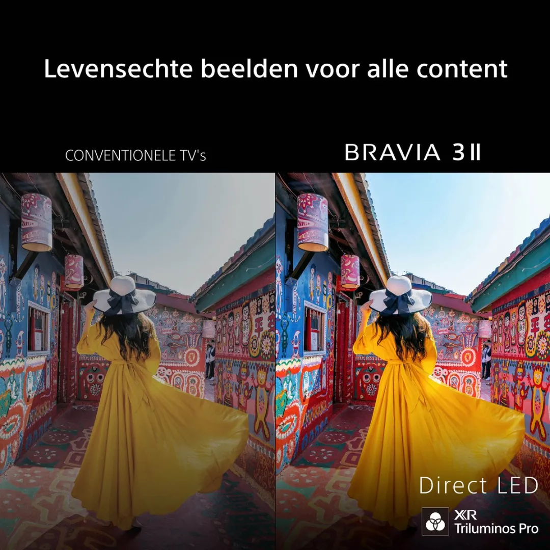 Sony BRAVIA 3 II K50XR32M2PB.CEI 50 inch 4K LED TV - Zwart