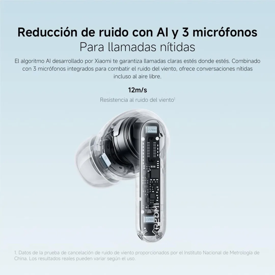 Xiaomi Redmi Buds 8 Pro BHR08GOGL - Oordopjes - ANC 55dB - LDAC - Bluetooth 5.4 - 33u - Glacier Blue