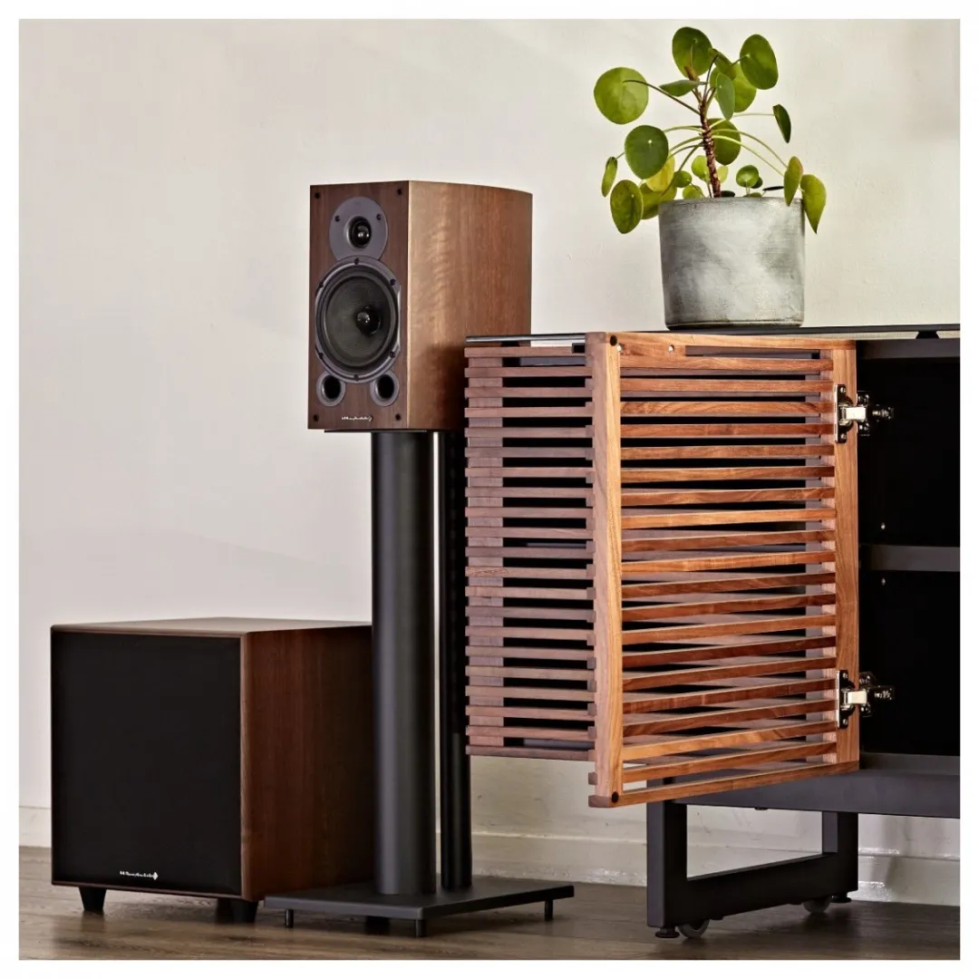 Wharfedale Diamond 9.1 Boekluidsprekers - Paar - Walnoot