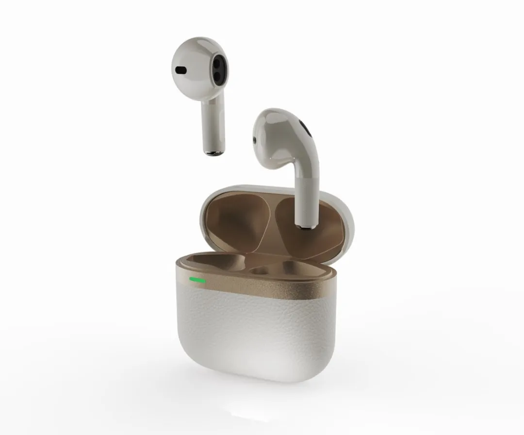 Gembird GMB-Audio TWS-02-W Draadloze Oordopjes - Wit/Goud