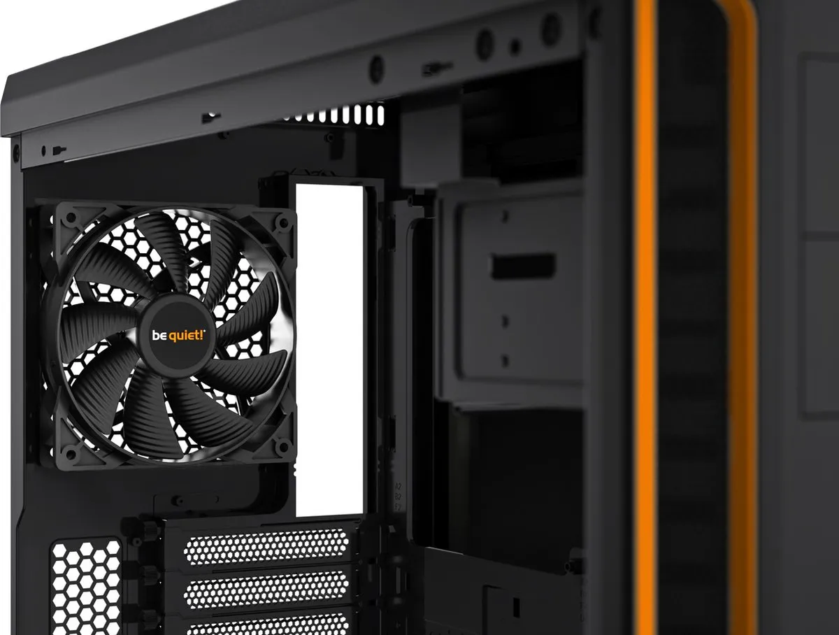 be quiet! Pure Base 600 Window PC Behuizing - Oranje