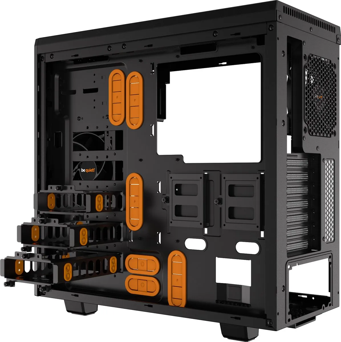 be quiet! Pure Base 600 Window PC Behuizing - Oranje
