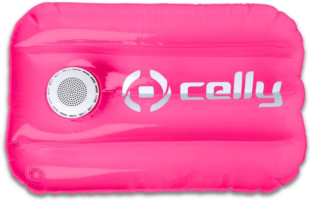 Celly PoolPillow Zwembadkussen met Speaker 3W - Roze