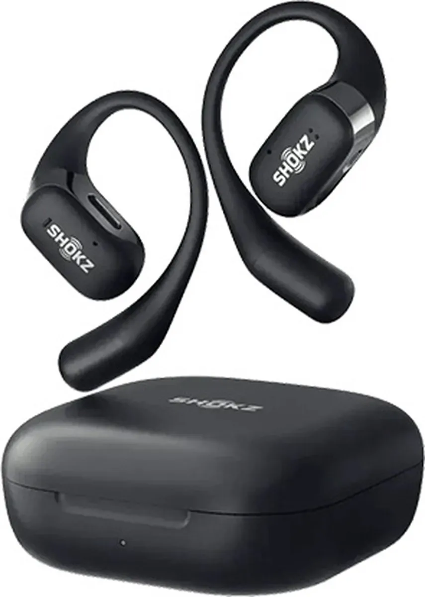 Shokz OpenFit Open-Ear Sporthoofdtelefoon - Zwart