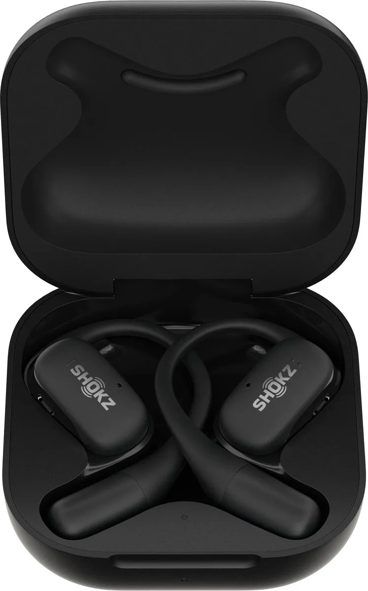 Shokz OpenFit Open-Ear Sporthoofdtelefoon - Zwart