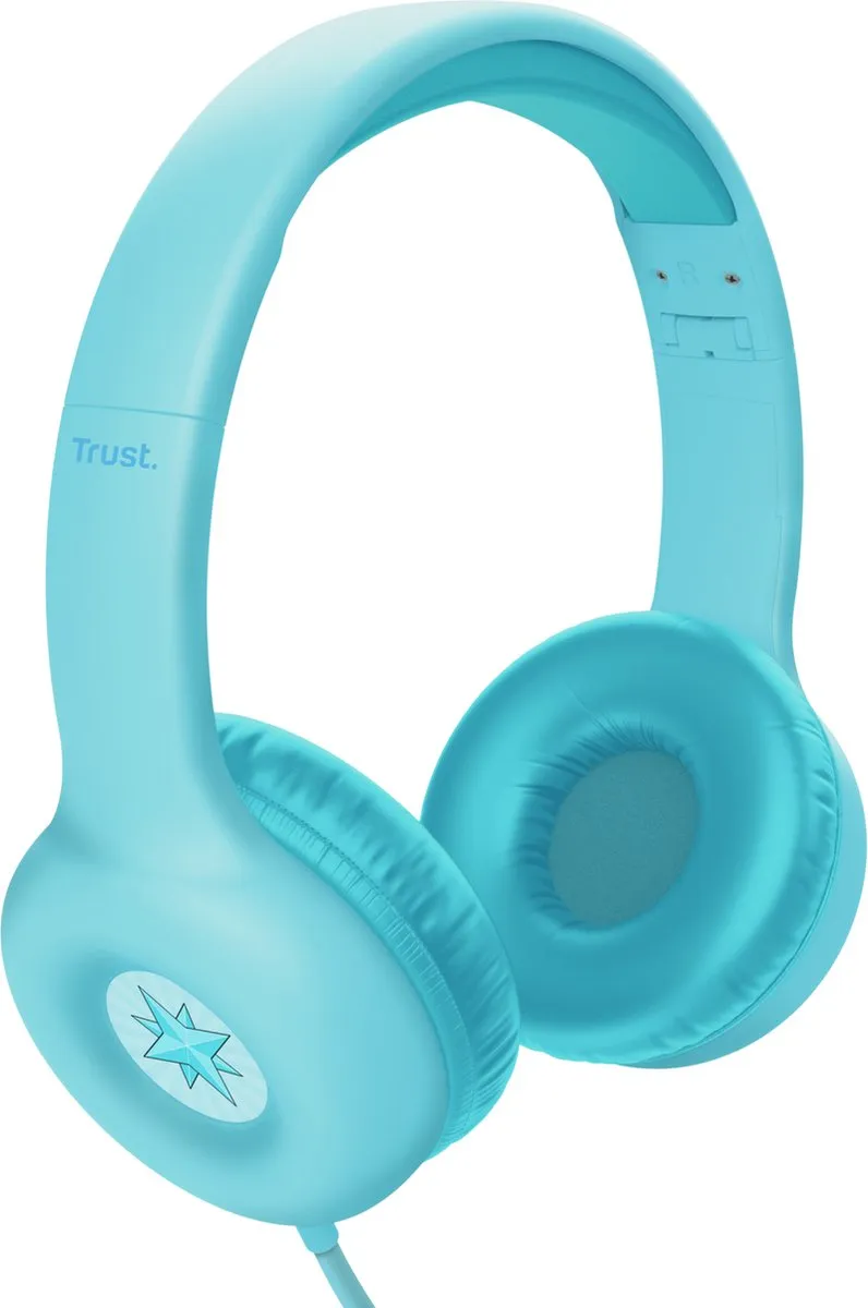 Trust Nouna Kinderkoptelefoon Bedraad Blauw - 25278 - afbeelding 2 van 6