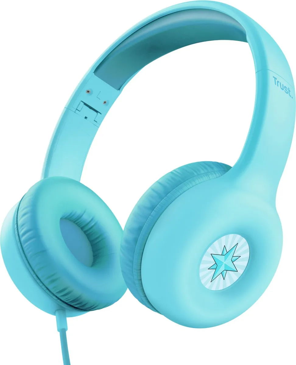 Trust Nouna Kinderkoptelefoon Bedraad Blauw