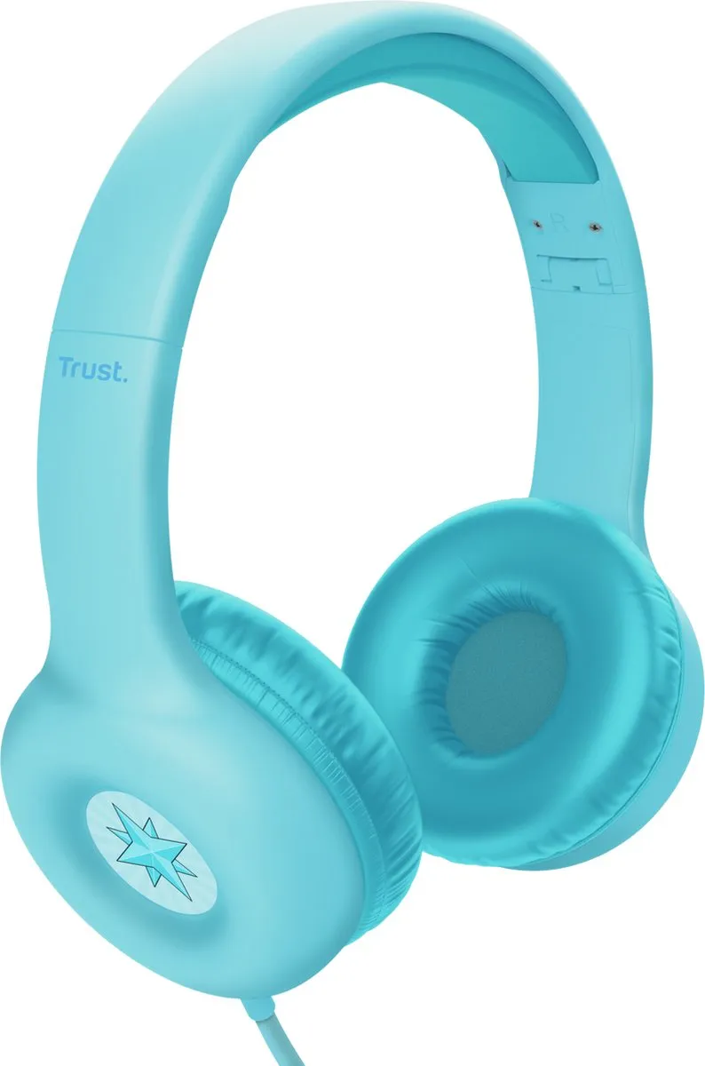 Trust Nouna Kinderkoptelefoon Bedraad Blauw - 25278 - afbeelding 6 van 6