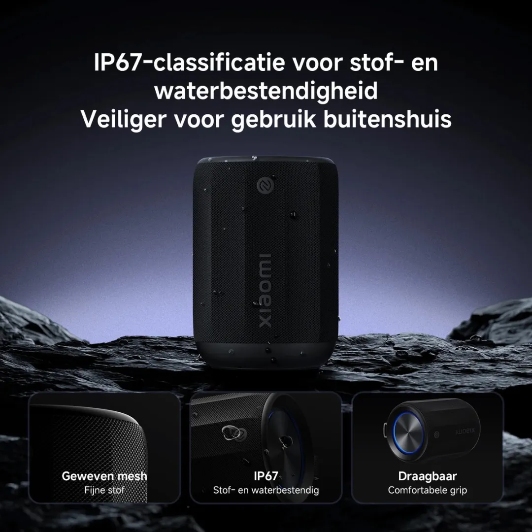Xiaomi BT SPK MINI BK Bluetooth Speaker - 6W - IP67 - Zwart