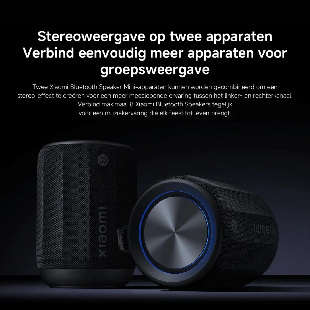 Xiaomi BT SPK MINI BK Bluetooth Speaker - 6W - IP67 - Zwart