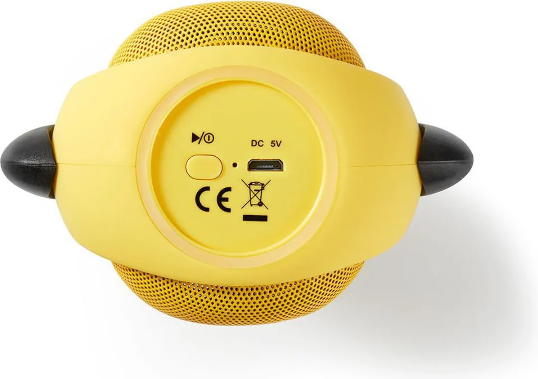 Nedis Animaticks SPBT4110YW Bluetooth Speaker - 9W - Geel