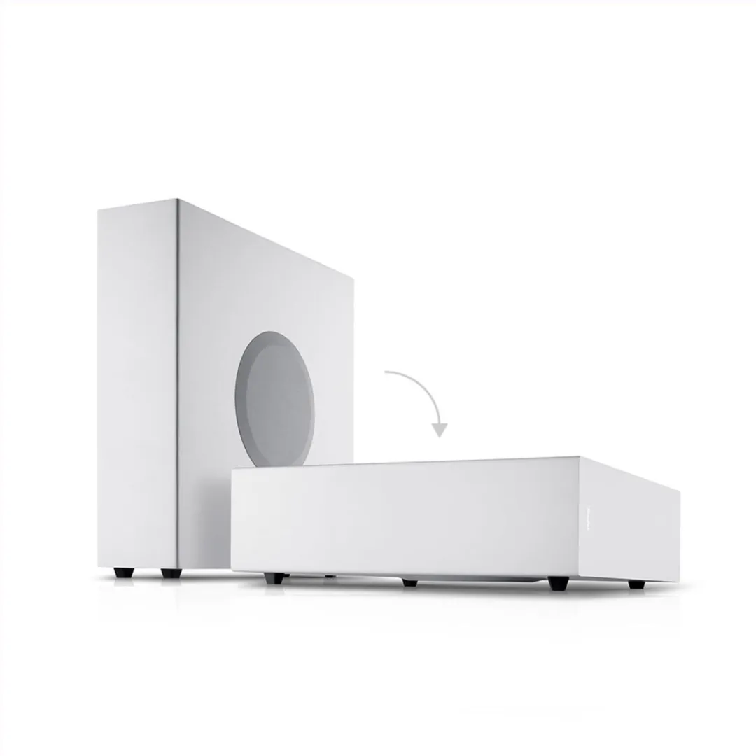 Teufel CINEBAR 11 Surround 4.1-Set - Soundbar met Subwoofer en Rearspeakers - wit