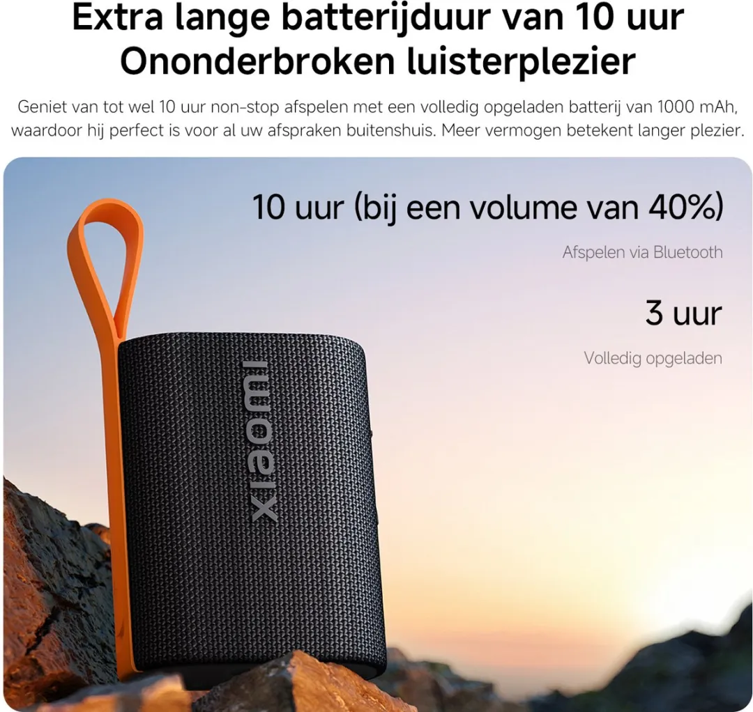 Xiaomi Sound Pocket Speaker - Grijs - 5W - 10h Batterij
