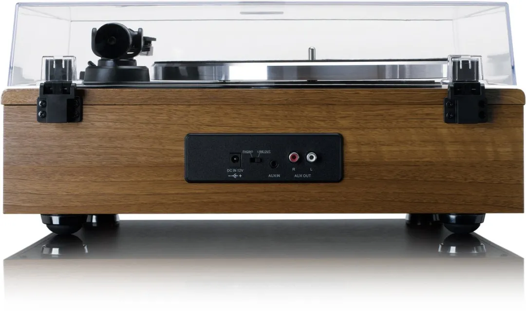 Lenco LS-410WA Platenspeler Bundel - Bluetooth - Hout - 20 Stuks