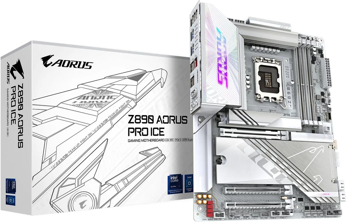 Gigabyte Z890 AORUS PRO ICE Moederbord - ATX