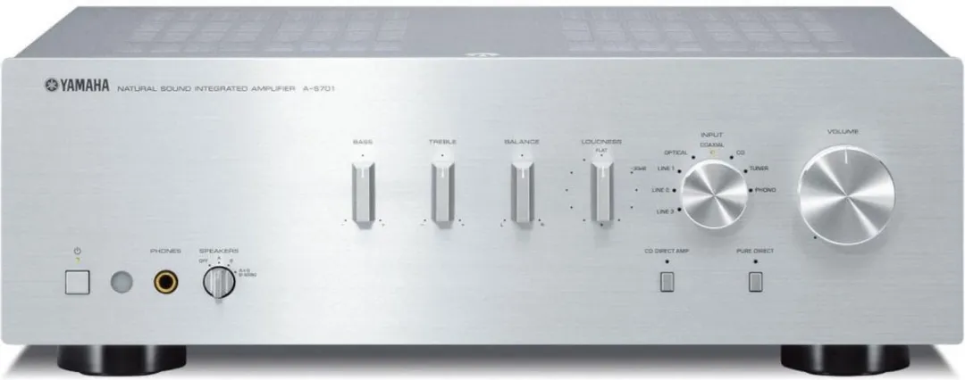 Yamaha A-S701 Versterker - 320W - Zilver